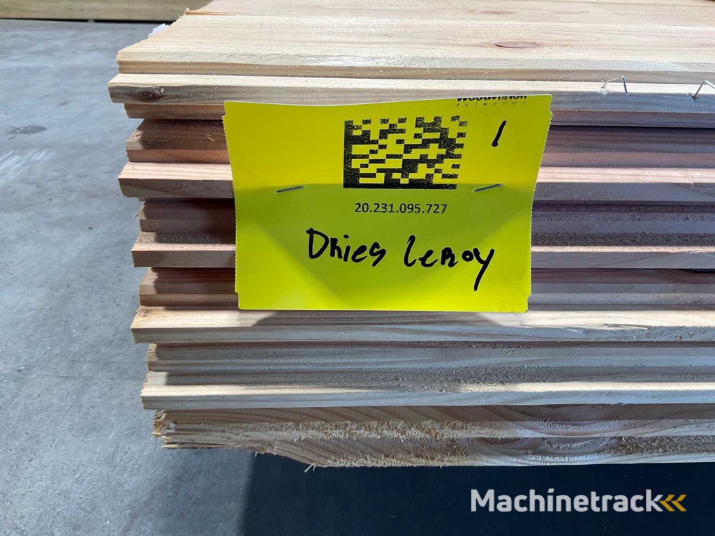 Douglas blokhutprofielplank geschaafd 300x14,5x2,8 cm (100x)