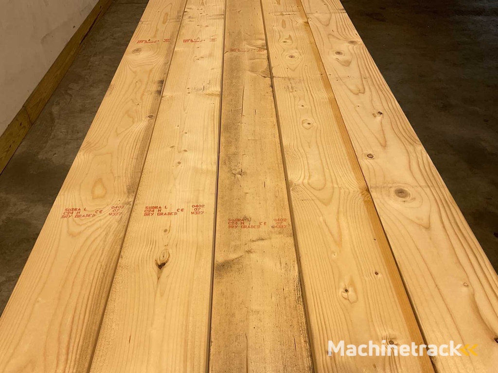 Vuren balk geschaafd 450x20x5 cm (37x)