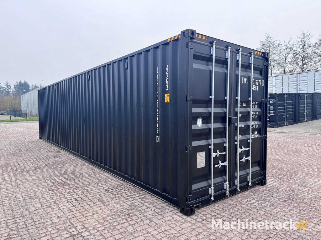 40ft High Cube HQ / 12 meter Opslagcontainer met 3 zijdeuren