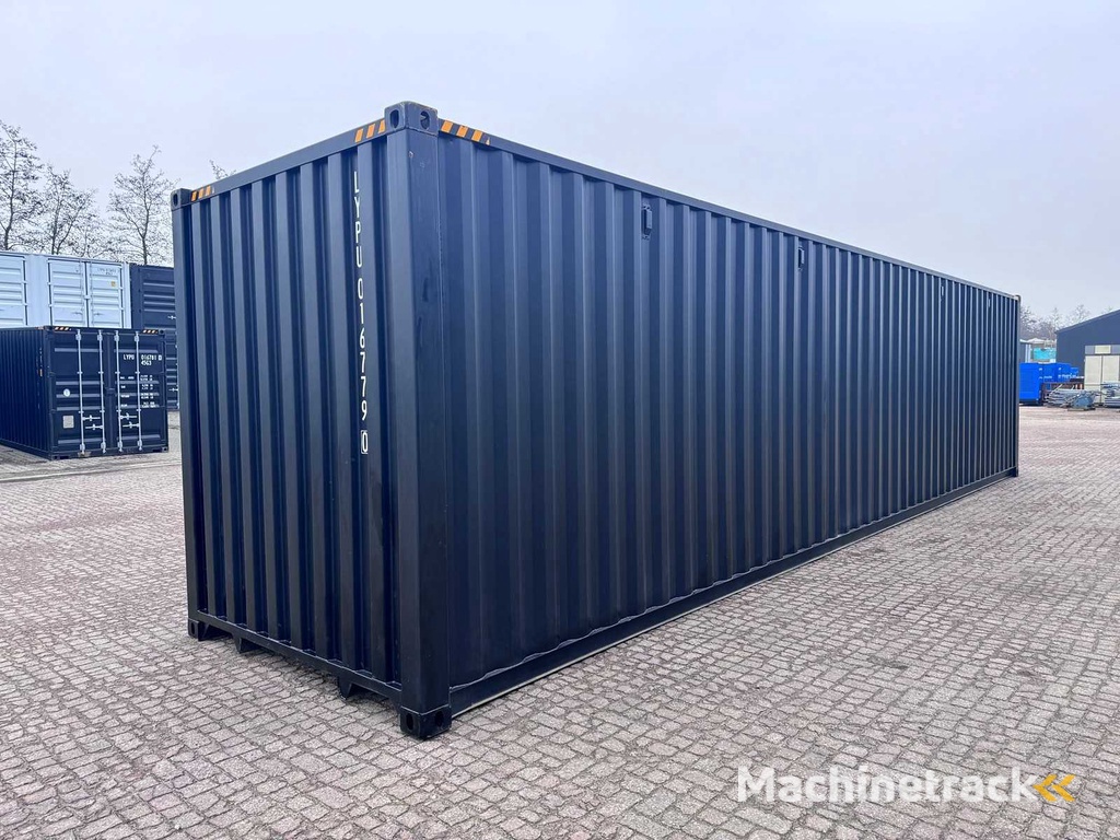 40ft High Cube HQ / 12 meter Opslagcontainer met 3 zijdeuren