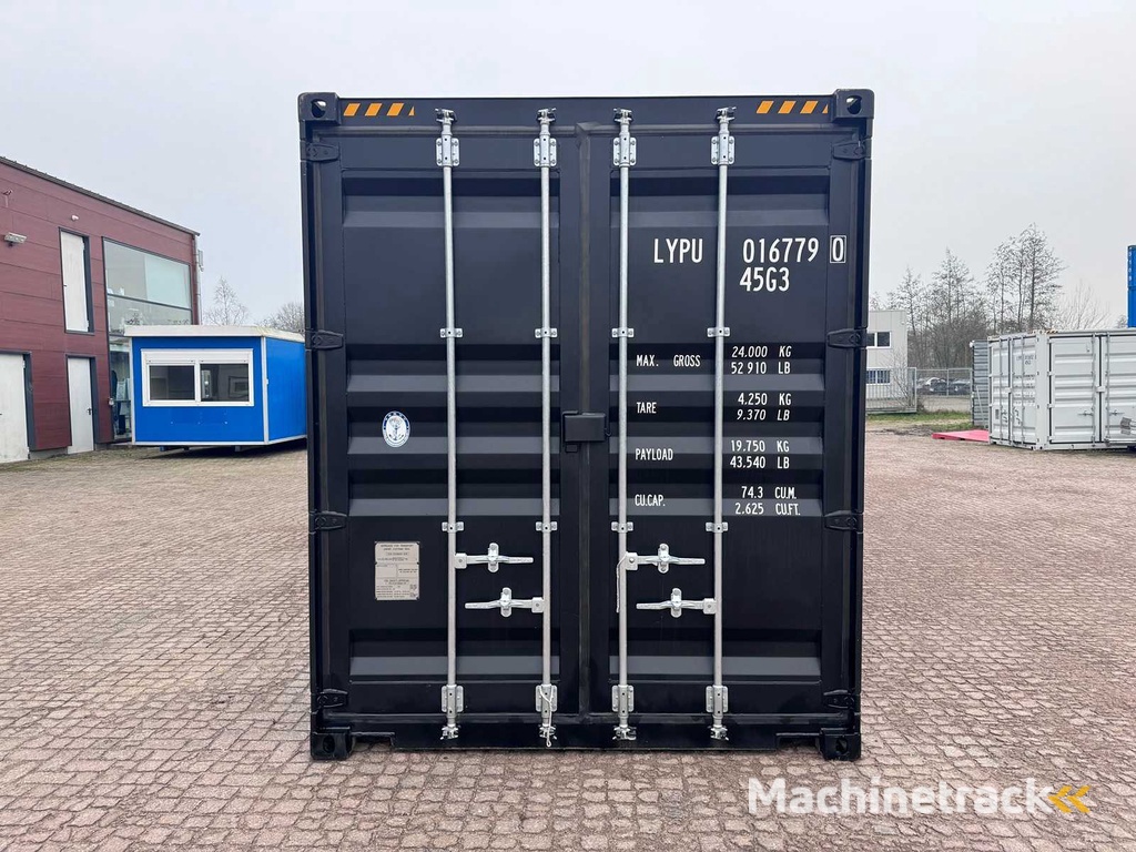 40ft High Cube HQ / 12 meter Opslagcontainer met 3 zijdeuren