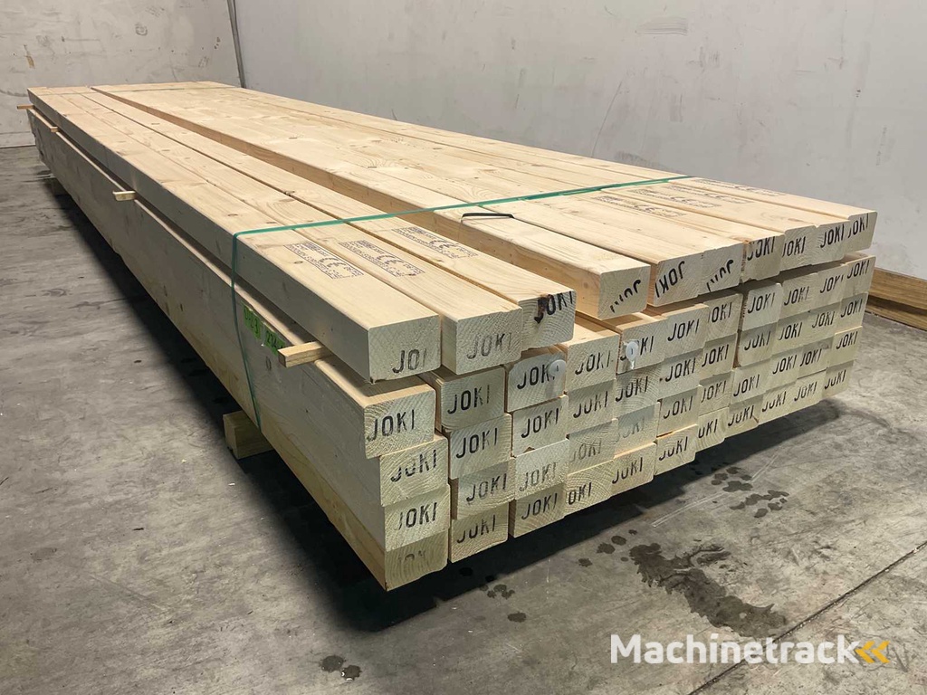 Planed spruce beam 420x10x7.5 cm (52x)