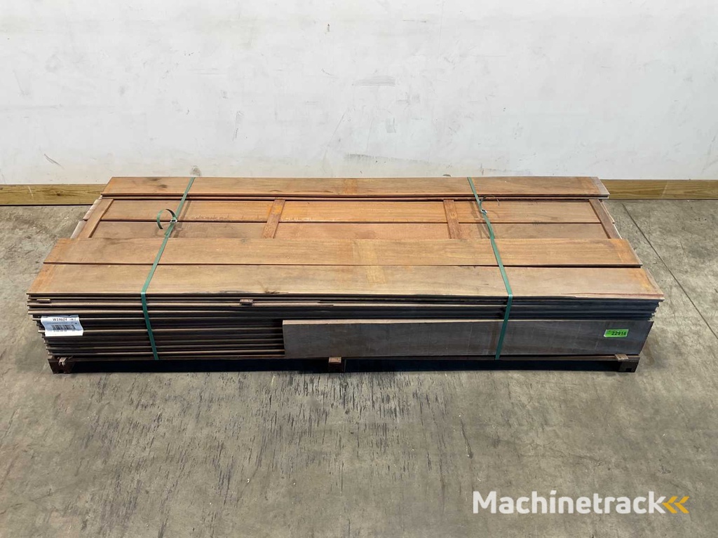 Azobé sheet pile planed 250x20x3 cm (48x)
