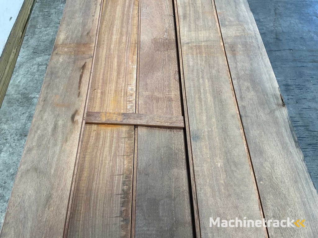 Azobé sheet pile planed 250x20x3 cm (48x)

