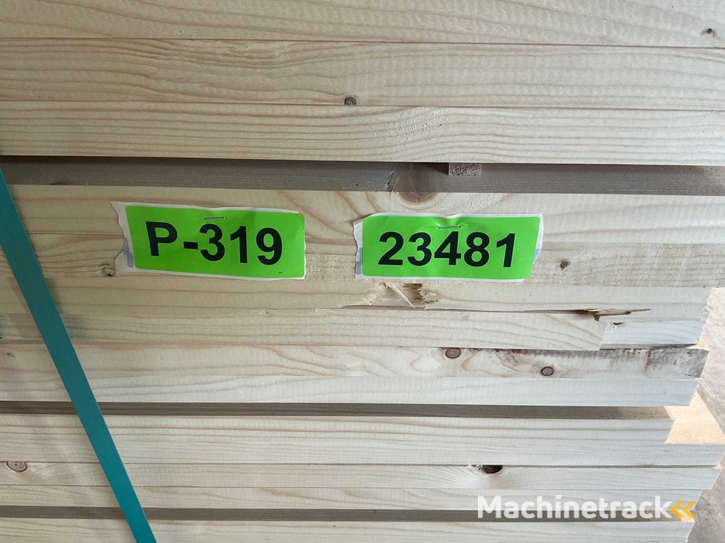 Planed spruce board 360x20x3 cm (75x)