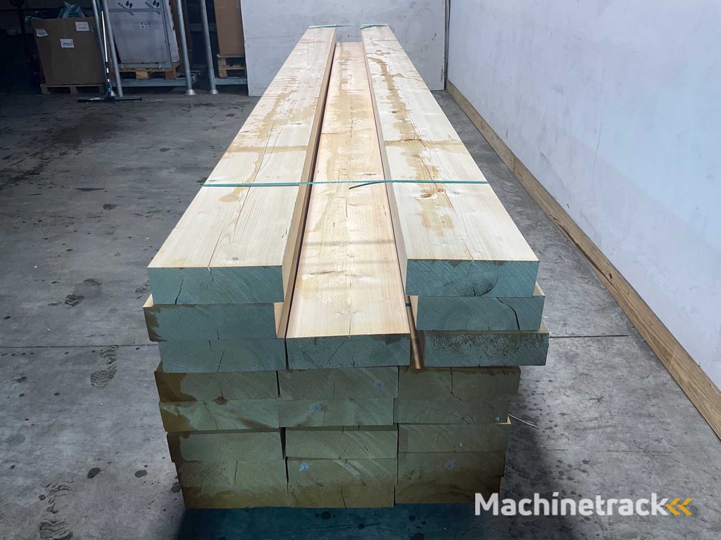 Planed spruce beam 600x30x10 cm (10x)