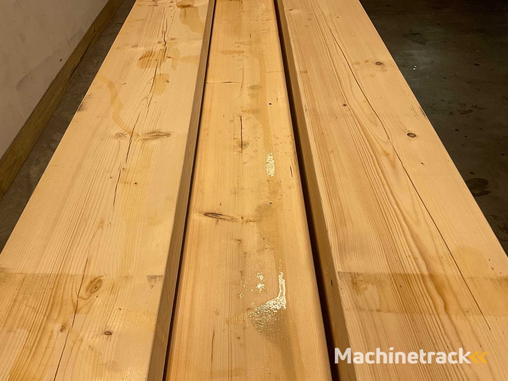 Planed spruce beam 600x30x10 cm (10x)