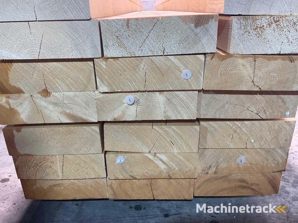 Planed spruce beam 600x30x10 cm (10x)