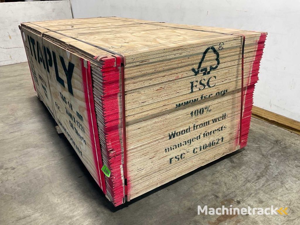 Underlayment plate with tongue and groove 2440x1220x18 mm (25x)
