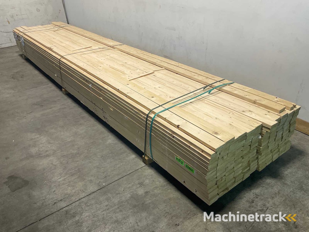 Vuren plank geschaafd 540x10x3 cm (100x)