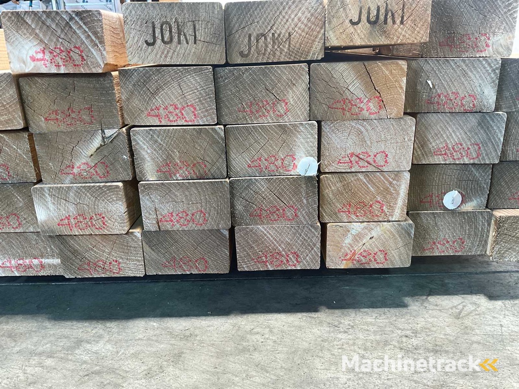 Vuren balk geschaafd 480x12,5x7,5 cm (40x)
