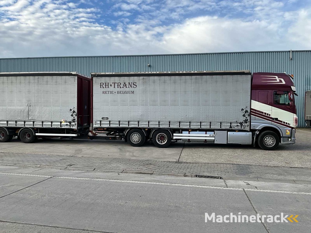 2014 DAF XF510 fan Vrachtwagen met Van Hool combi oplegger