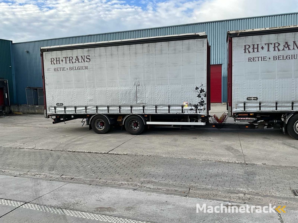 2014 DAF XF510 fan Vrachtwagen met Van Hool combi oplegger