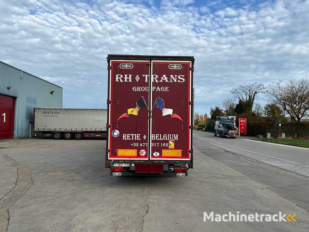 2014 DAF XF510 fan Vrachtwagen met Van Hool combi oplegger