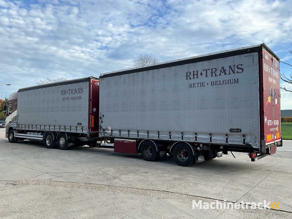 2014 DAF XF510 fan Vrachtwagen met Van Hool combi oplegger