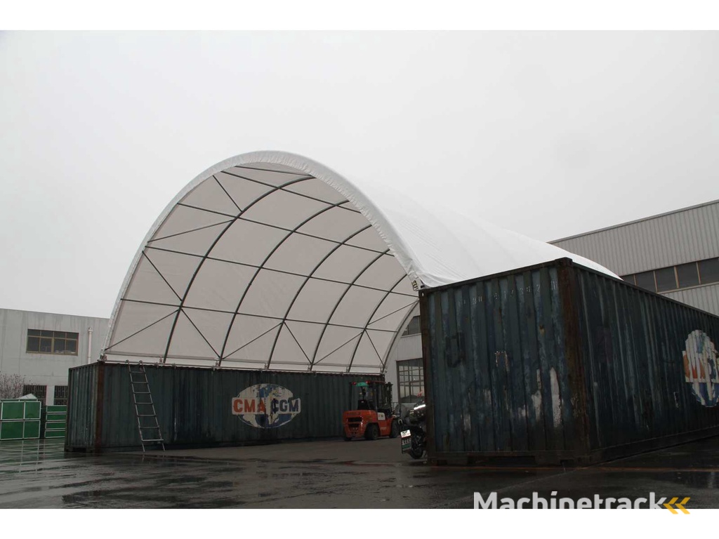 2025 Rhino-Cross-Shelter C2620 - 6x8x3 m Opslagtent / Opslagshelter tussen 2 containers