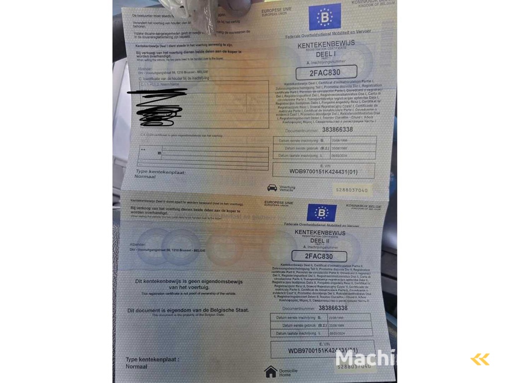 1999 Mercedes-Benz Atego depannagewagen / autotransporter