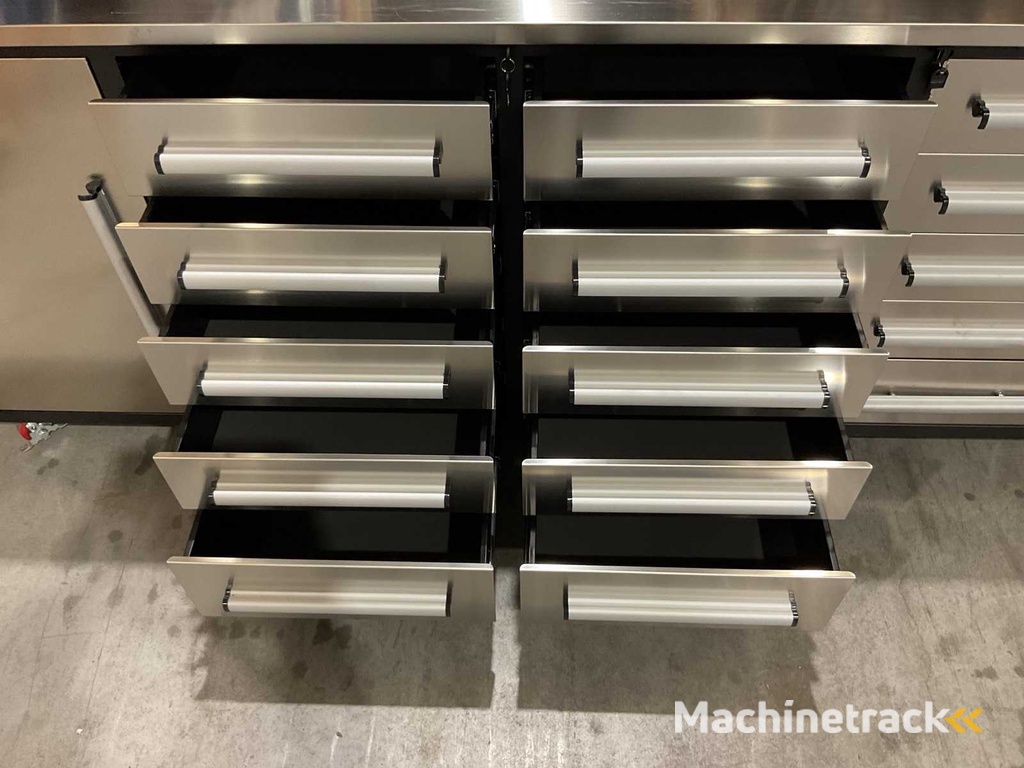 Stahlworks Edelstahl 10-15 0/C Werkbank