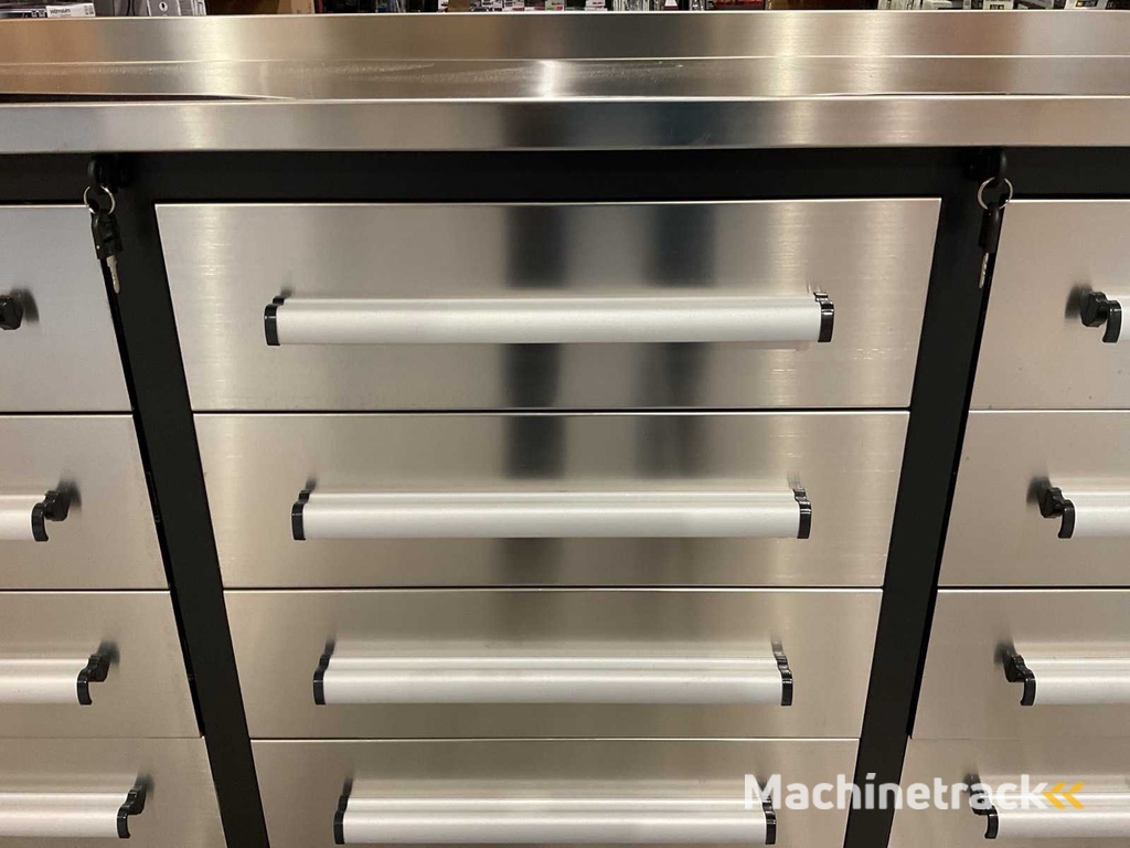 Stahlworks Edelstahl 10-15 0/C Werkbank