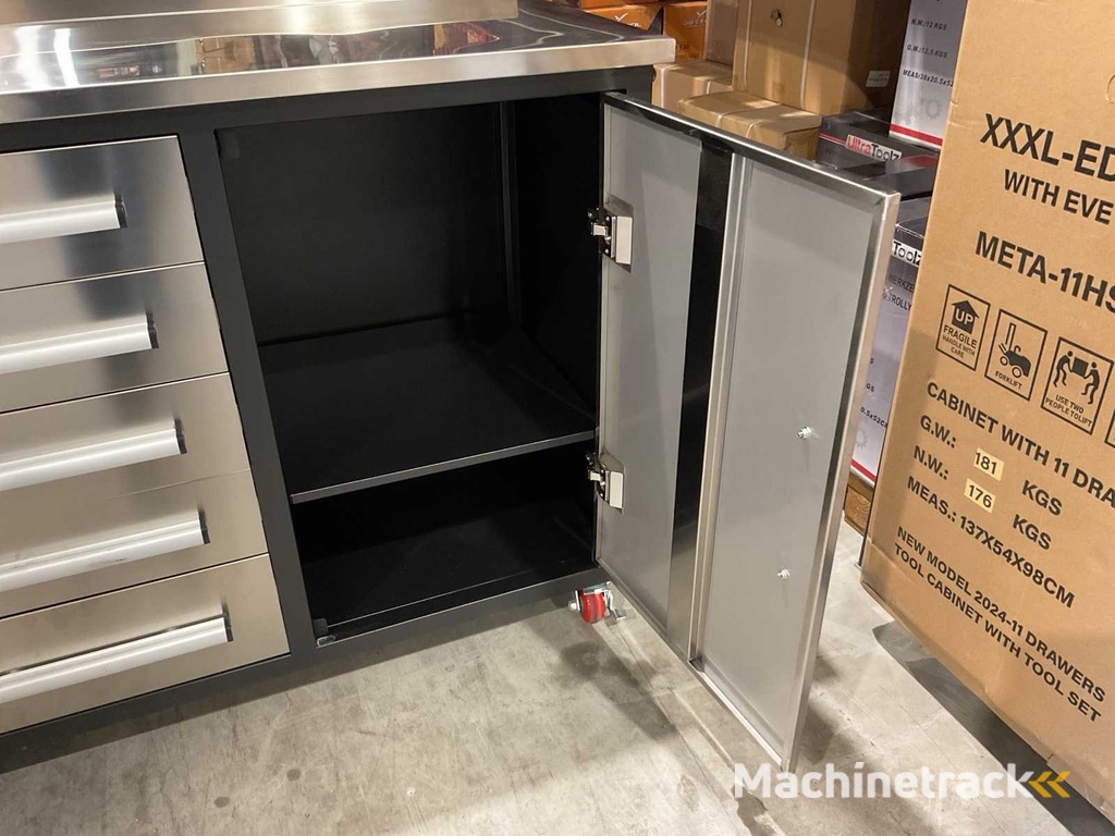 Stahlworks Edelstahl 10-15 0/C Werkbank