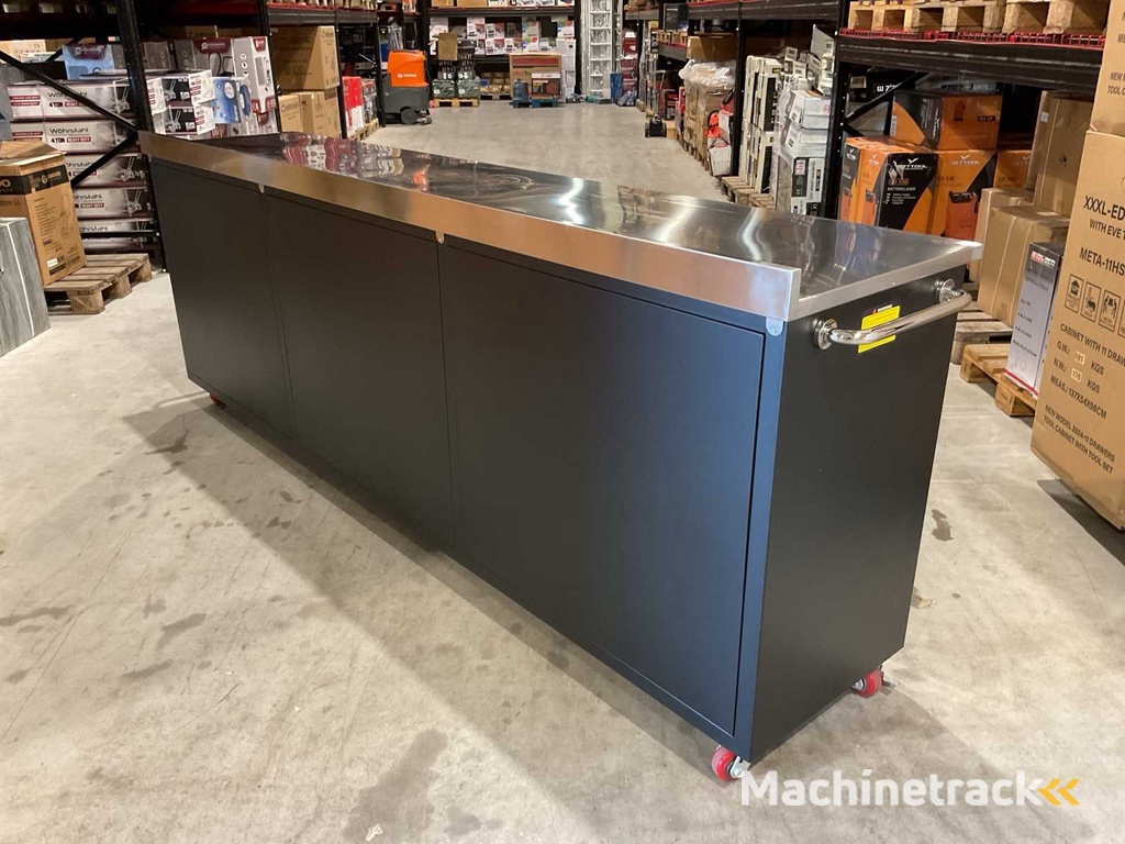 Stahlworks Edelstahl 10-15 0/C Werkbank