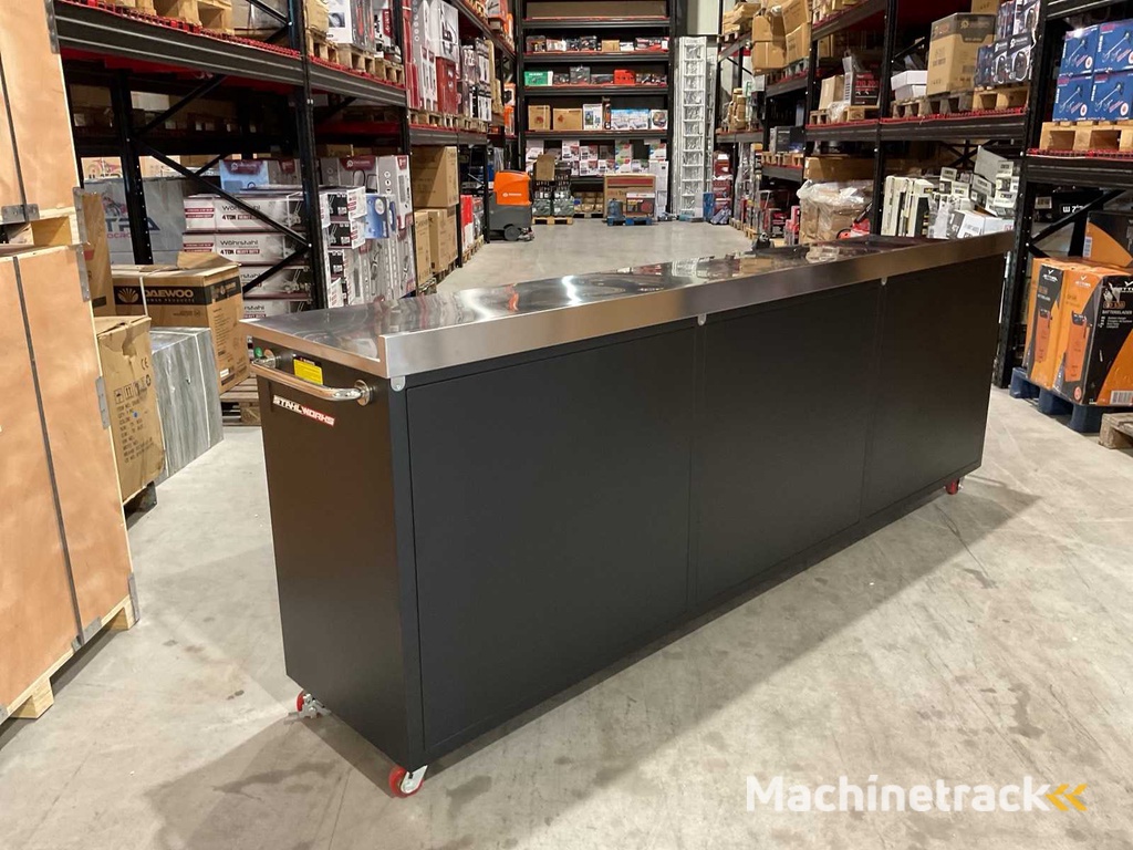 Stahlworks Edelstahl 10-15 0/C Werkbank