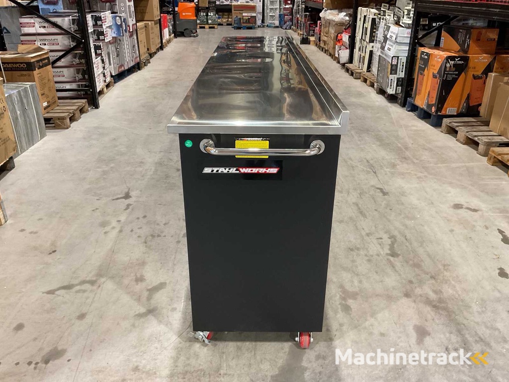 Stahlworks Edelstahl 10-15 0/C Werkbank