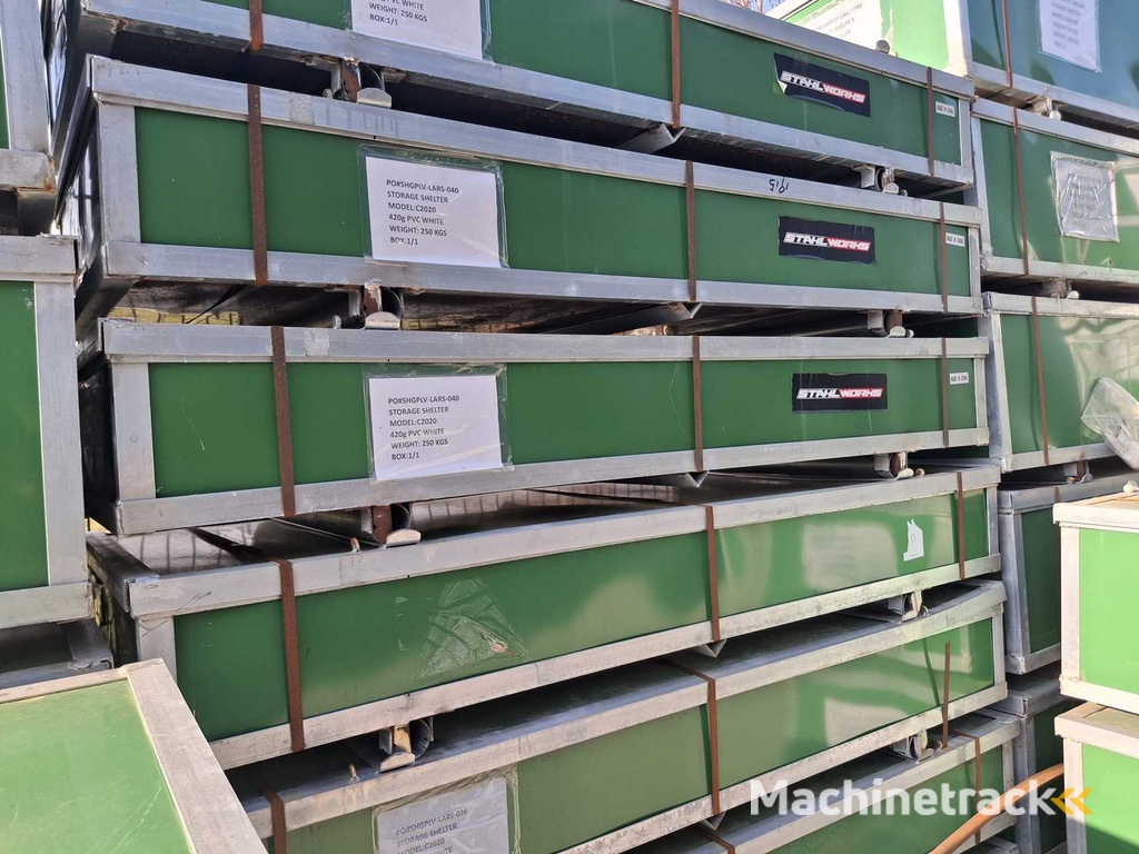 2024 Stahlworks 20ft 6x6 meter Shelter overkapping / tent tussen 2 containers