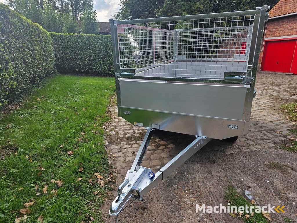 BW Trailers - 2025 - NIEUW - Ongeremde Plateau aanhangwagen met draadnet