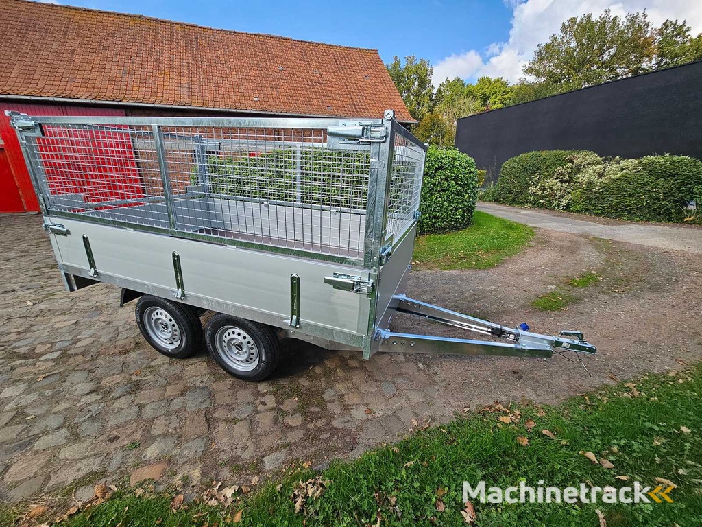 BW Trailers - 2025 - NIEUW - Ongeremde Plateau aanhangwagen met draadnet