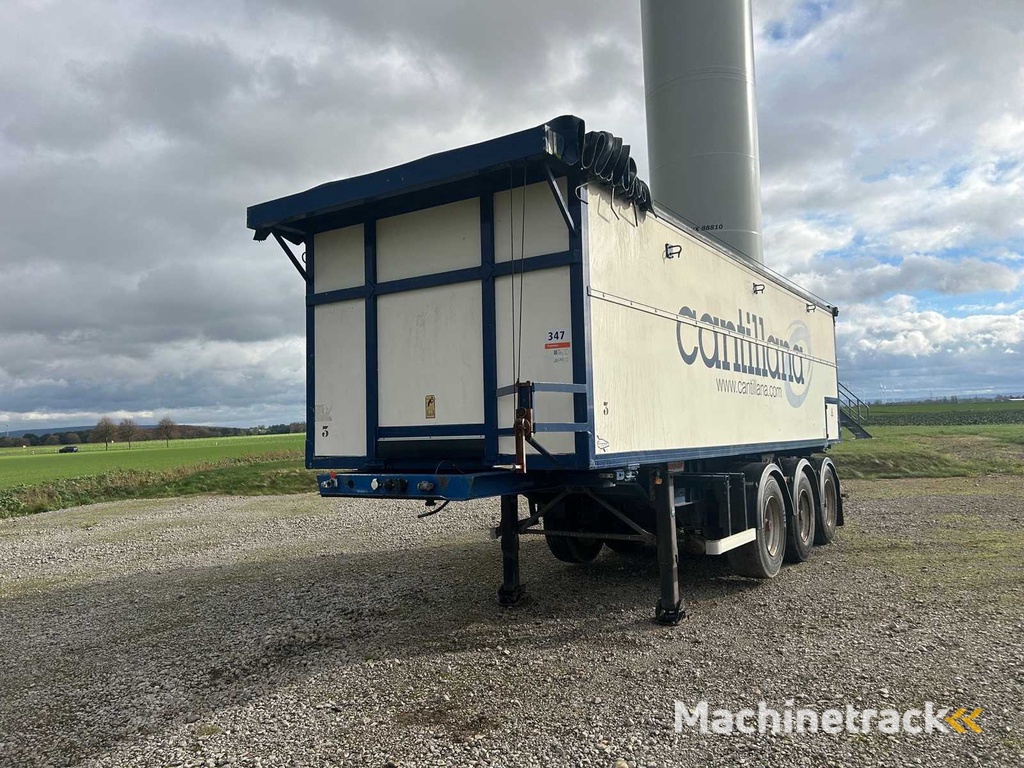 FRUEHAUF 9806 AL IS06 Kipp-Sattelauflieger / Bandwagen