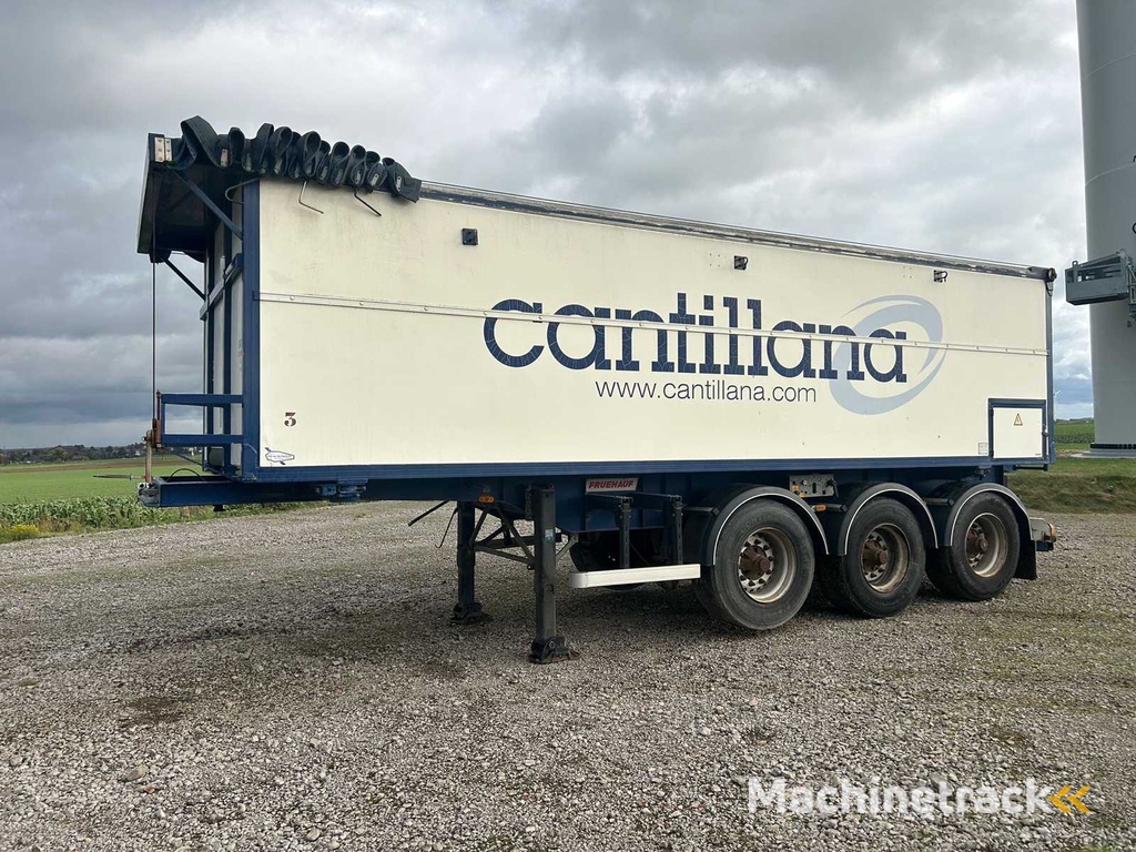 FRUEHAUF 9806 AL IS06 Kipp-Sattelauflieger / Bandwagen