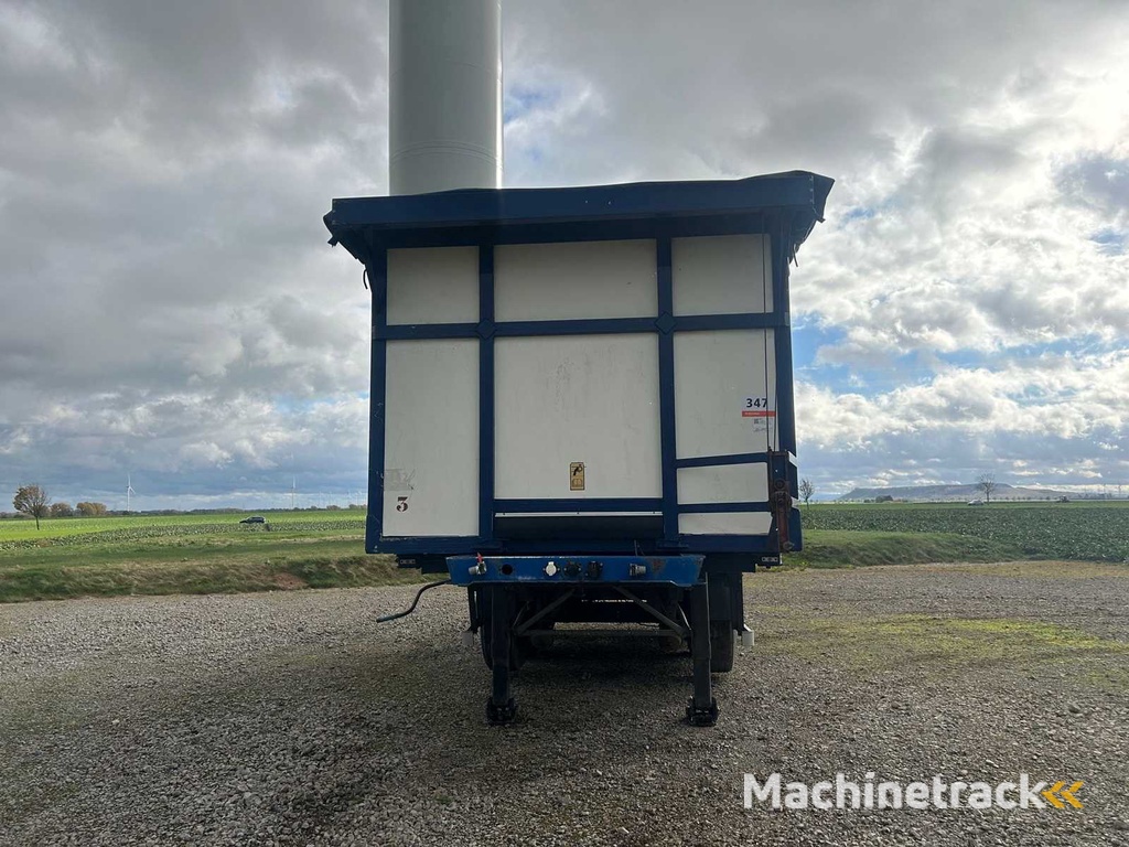 FRUEHAUF 9806 AL IS06 Kipp-Sattelauflieger / Bandwagen