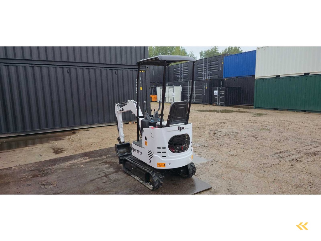 2025 - JPC - KV12 - Weiß - Minibagger