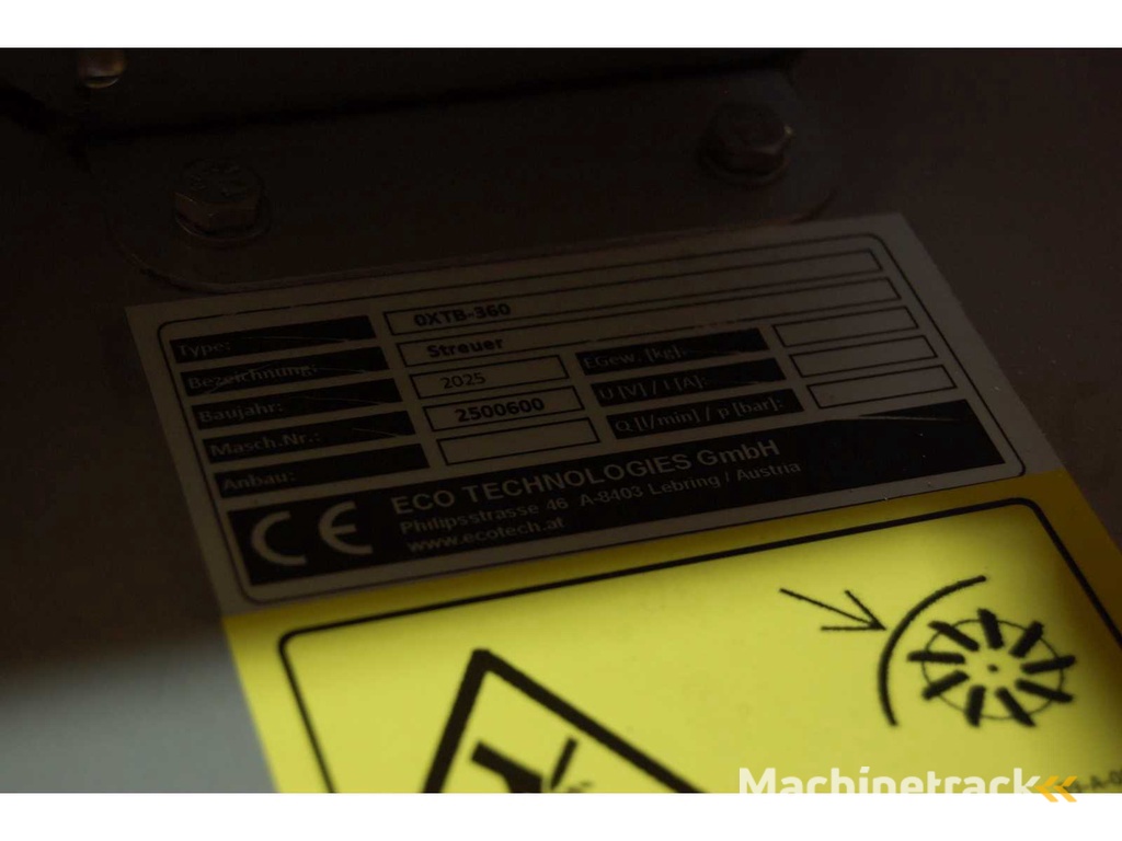 Ecotech - XTB-360 - Tellerstreuer - 2025