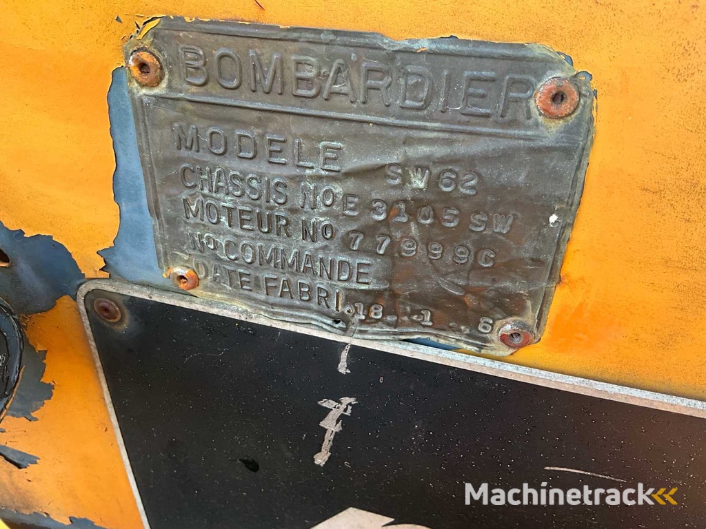 1960 Bombardier SW62 (±1966) – Seltenes Kettenfahrzeug / Pistenraupe