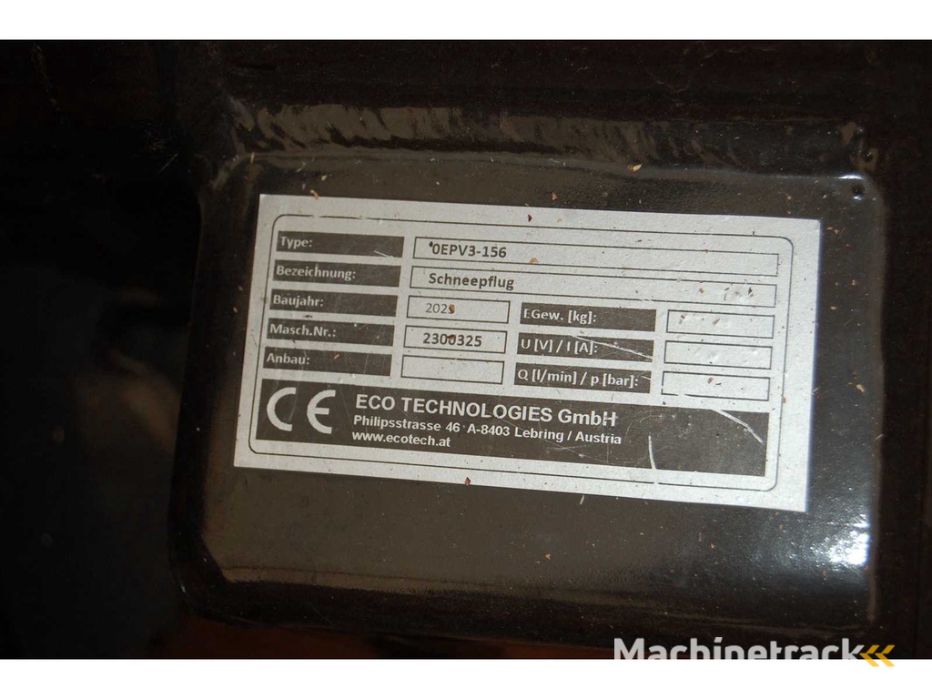 Ecotech - EPV3-156 - Schneepflug - 2023