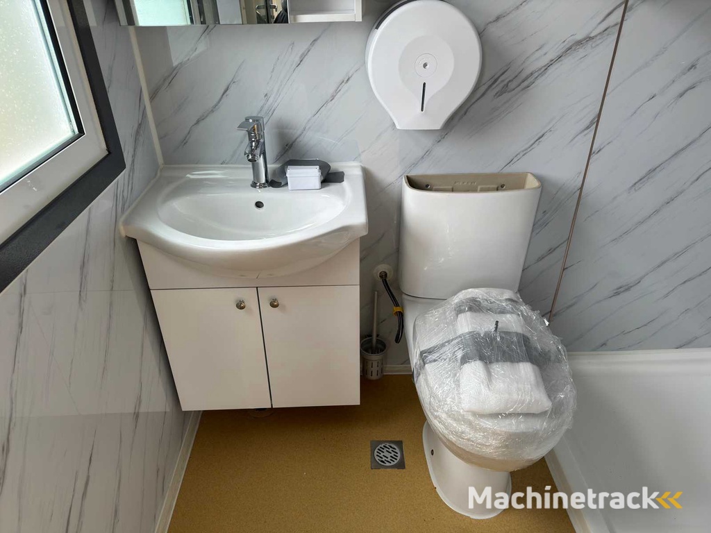 2025 Stahlworks Type D Wit Inclusief badkamer en keuken Mobiele woonunit / Tiny house