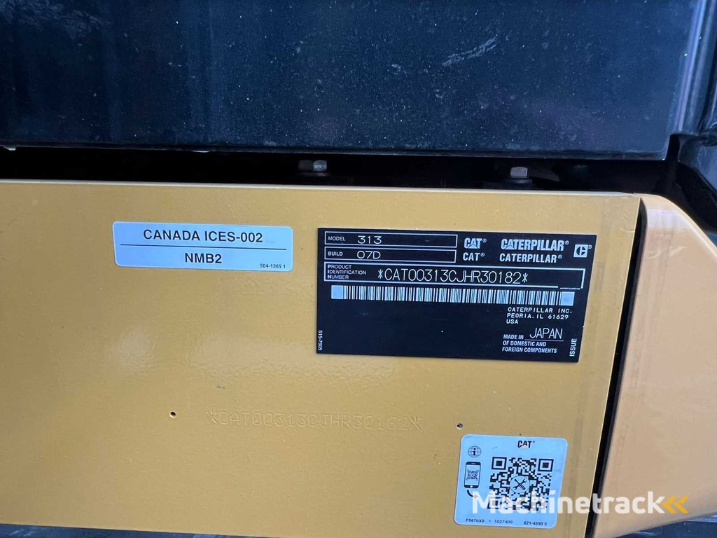 2022 CAT 313 Raupenbagger unbenutzt