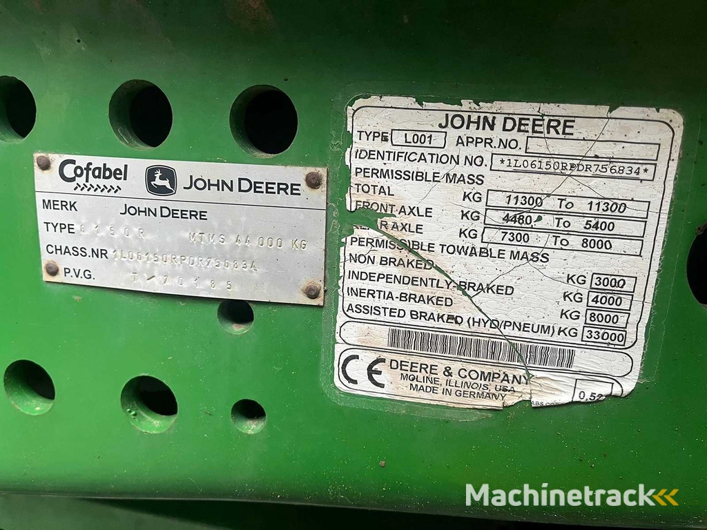 John Deere - 6150R - Traktor mit Allradantrieb - 2013