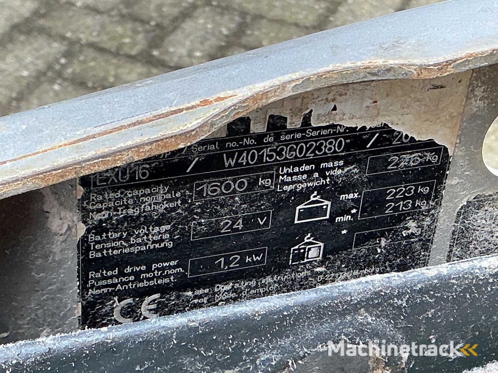 STILL - EXU16 - Elektro-Niederhubwagen