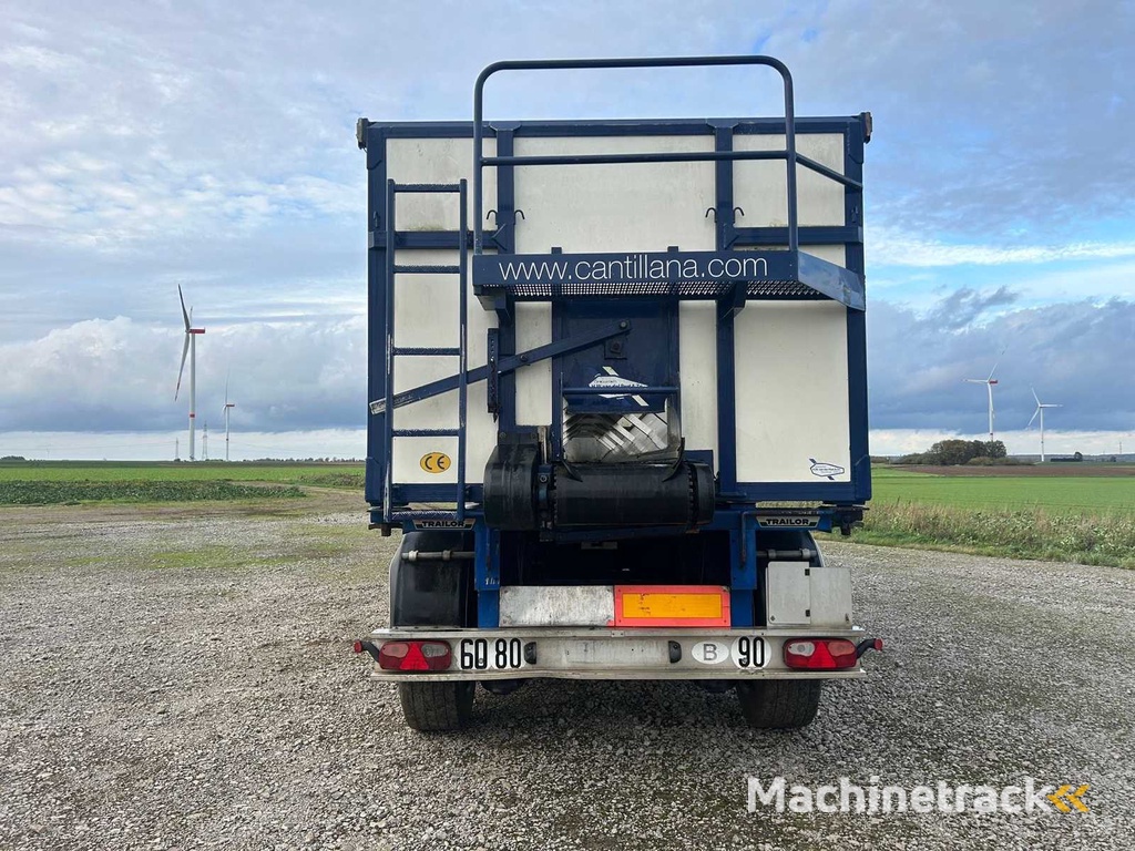 TRAILOR 13508 AL IS06 Schubboden-/Förderband-Auflieger