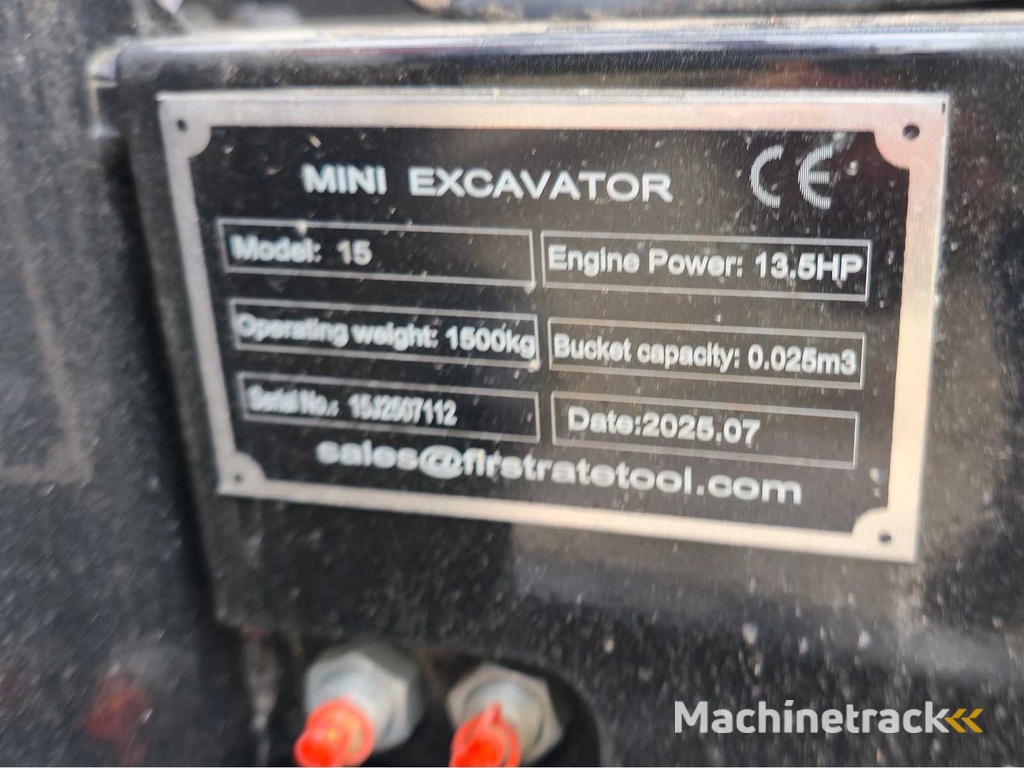 2025 - Vicsec VC15 Minigraafmachine Rood