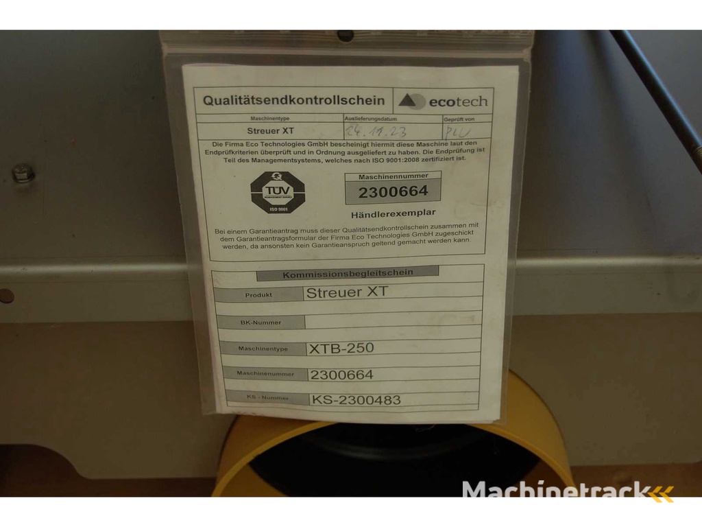 Ecotech - XTB-250 - Disc spreader - 2023