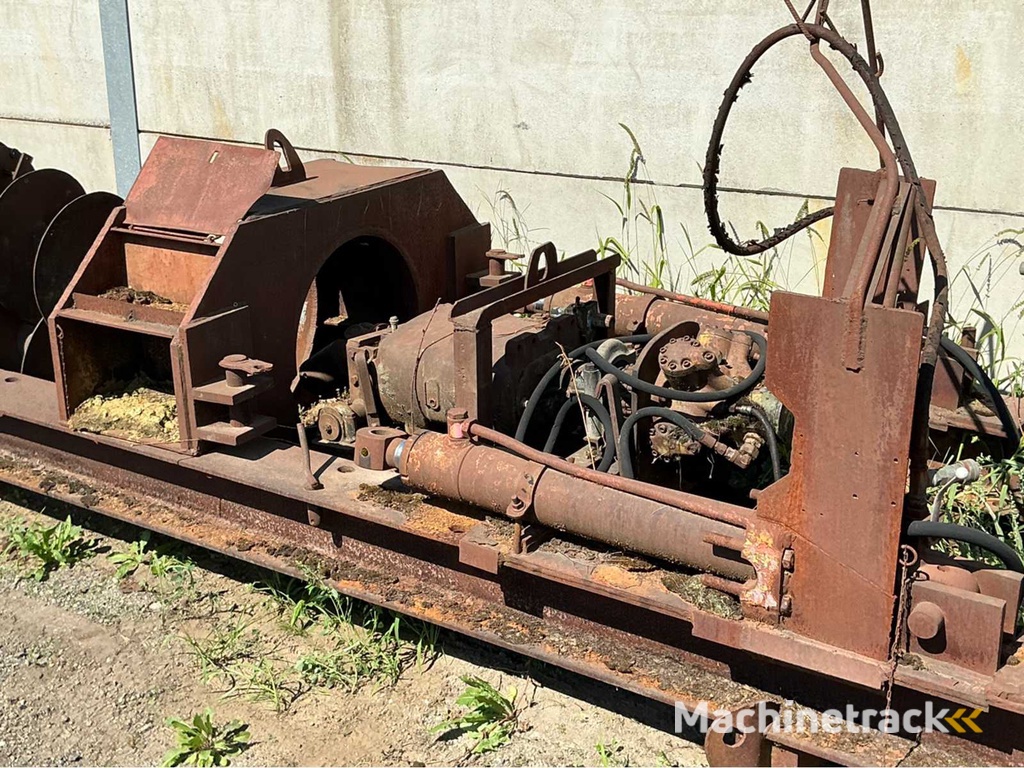 Boorinstallatie met spiralen en schot Horizontale boorinstallatie