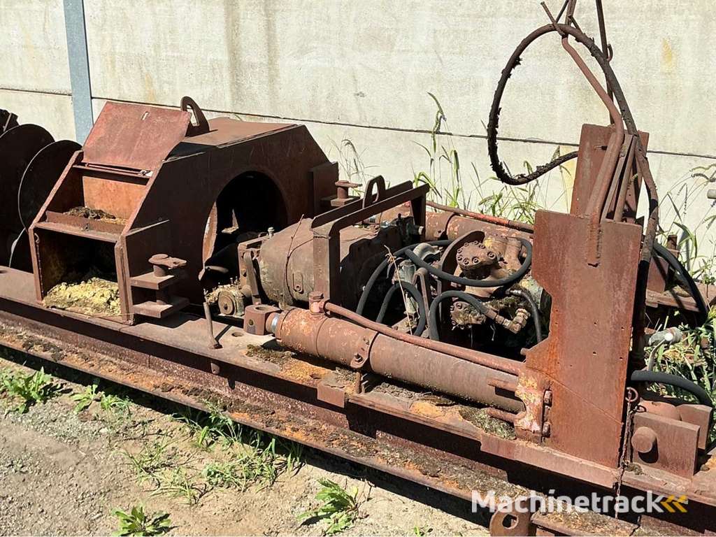 Boorinstallatie met spiralen en schot Horizontale boorinstallatie