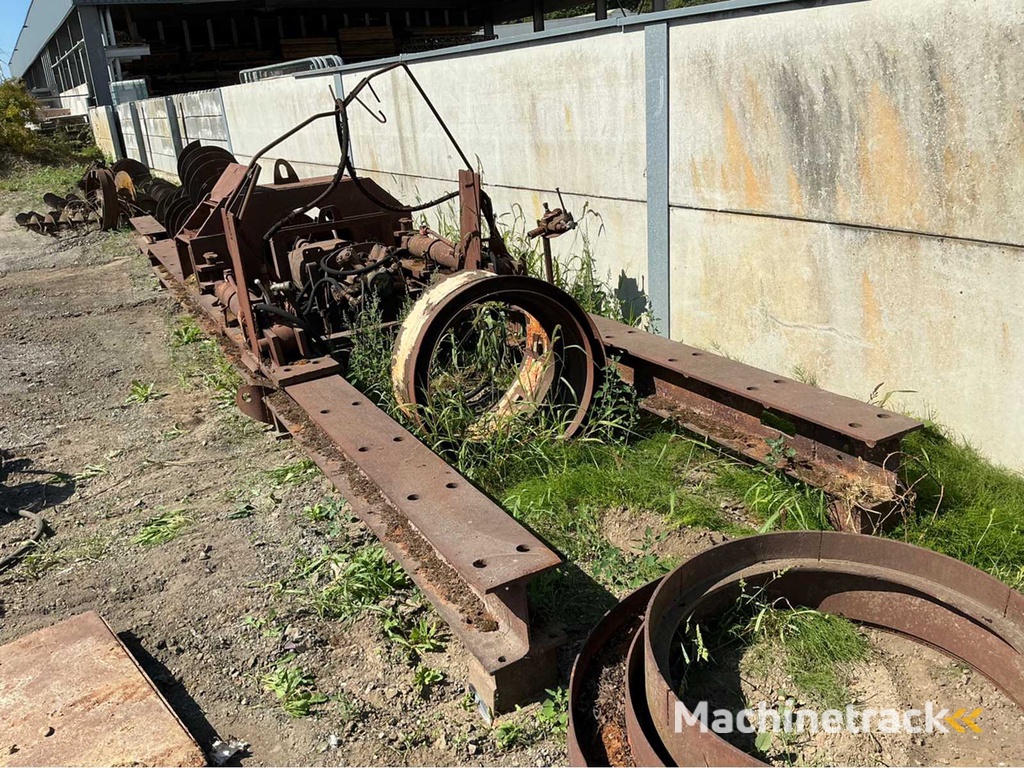 Boorinstallatie met spiralen en schot Horizontale boorinstallatie