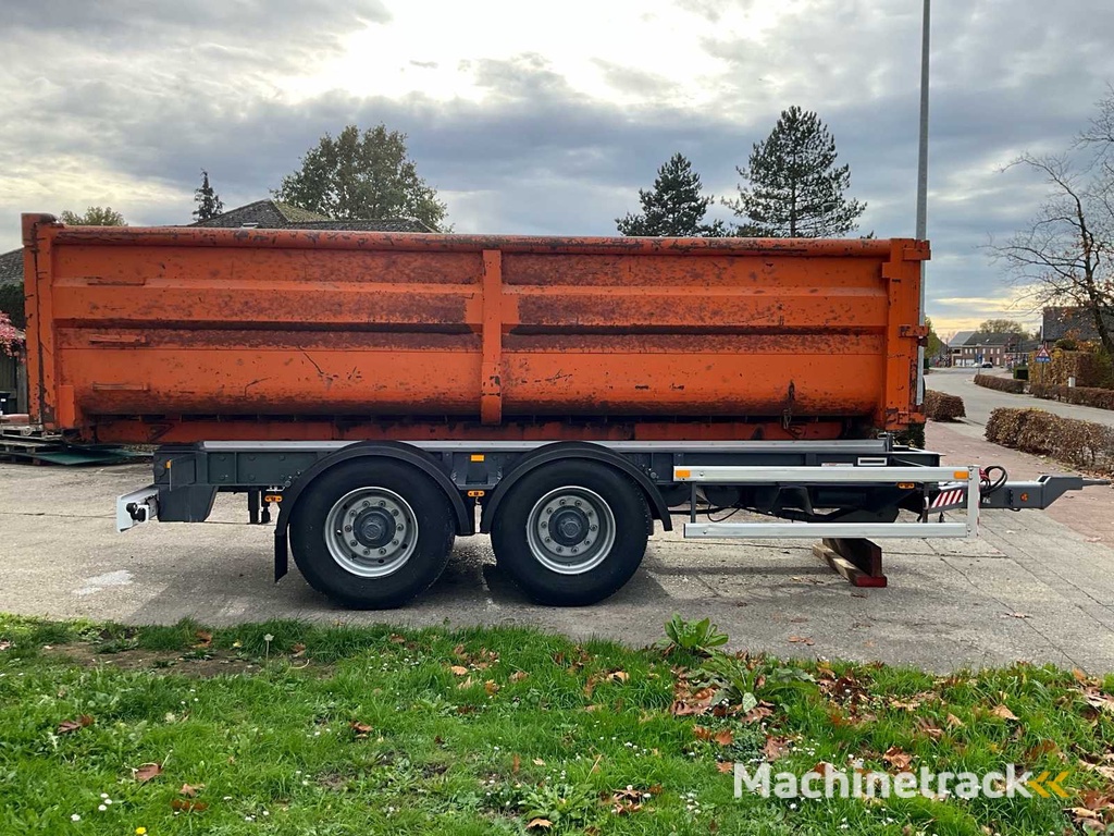 1994 Trouillet tipper trailer with container - overhauled ET2180