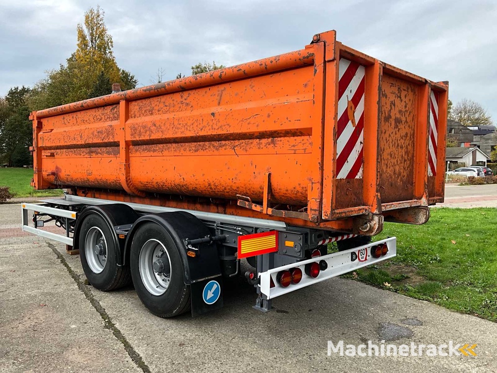 1994 Trouillet tipper trailer with container - overhauled ET2180