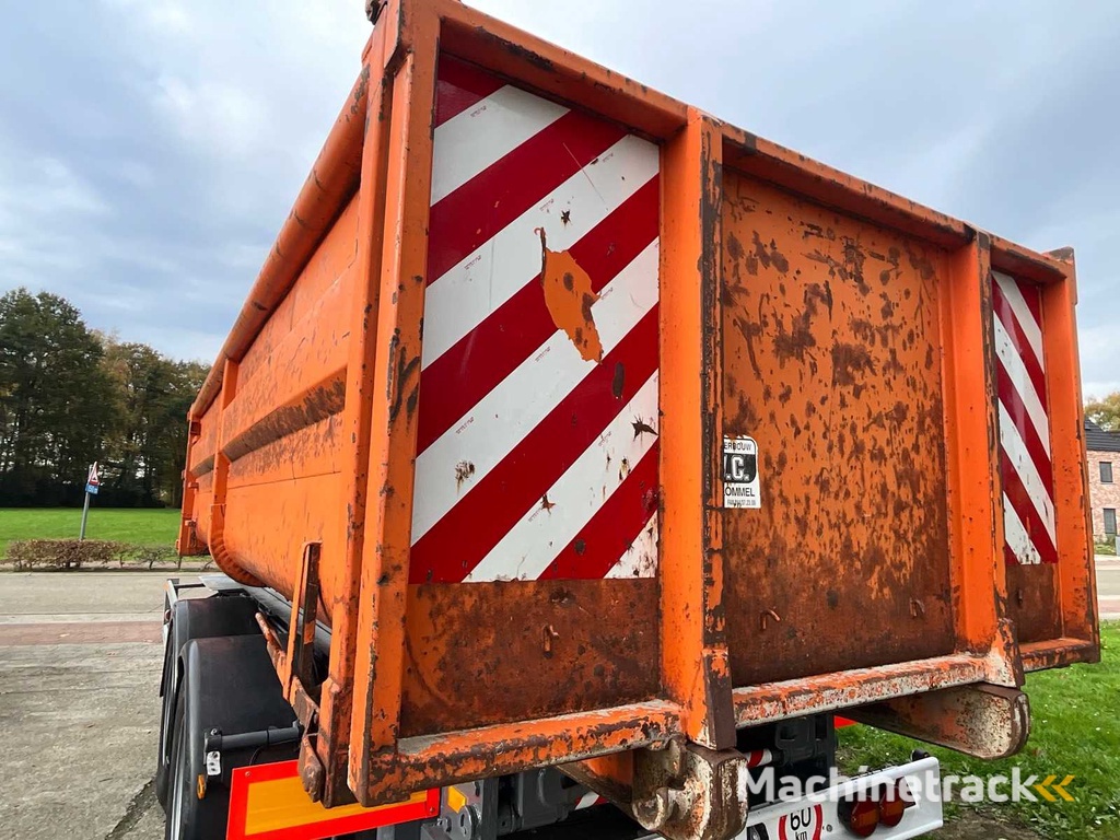 1994 Trouillet tipper trailer with container - overhauled ET2180